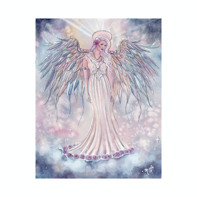 Light Above Heavenly Angel By Renee Lavoie By Reneellavoie