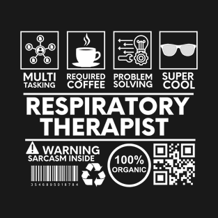 Respiratory Therapist Black T-Shirt