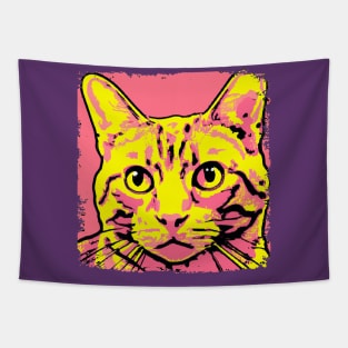 Domestic Shorthair Pop Art - Cat Lover Gift Tapestry