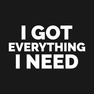 I Got Everything I Need Funny Couple Saying T-Shirt