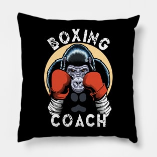 Gorilla  Boxing Coach Pillow