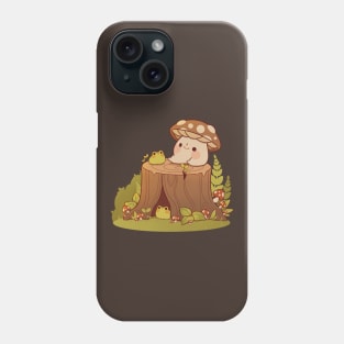 Mushroom and frogs meeting Phone Case