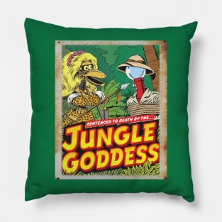 Mystery Science Rusty Barn Sign 3000 - Jungle Goddess Pillow