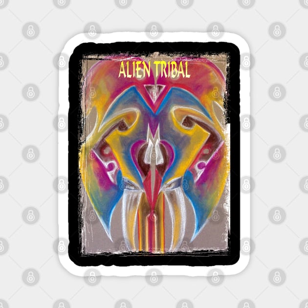 Alien Tribal 7 Magnet by jmodern