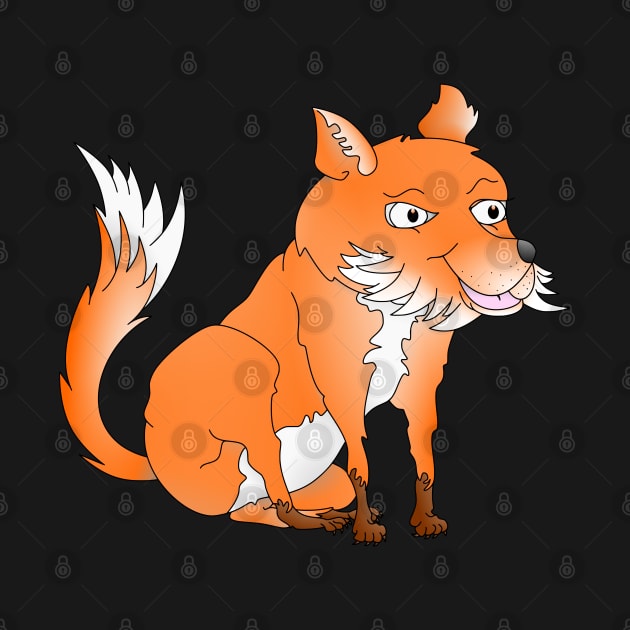 Bushy Tailed Fox by mailboxdisco