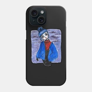 Blue mood Phone Case