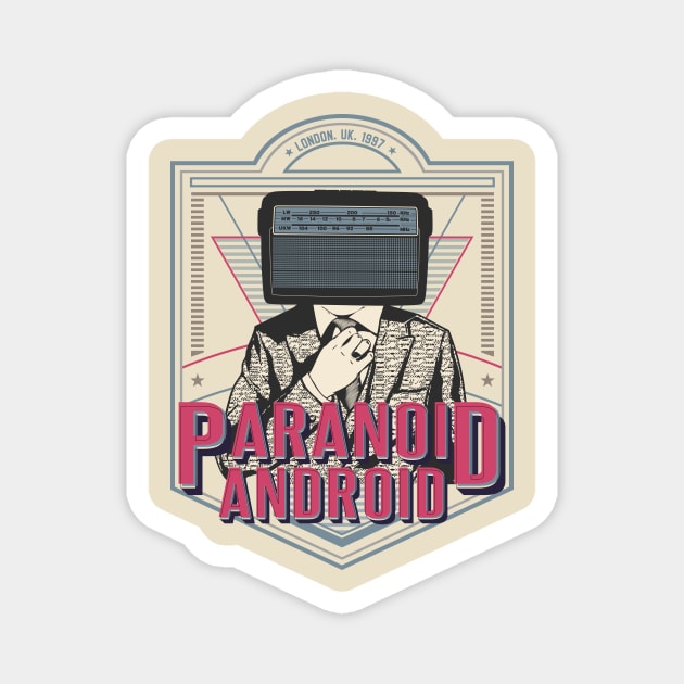 Paranoid Android Magnet by RepubliRock