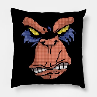 Pixel Gorilla - low-bit graphic effect - gift Pillow