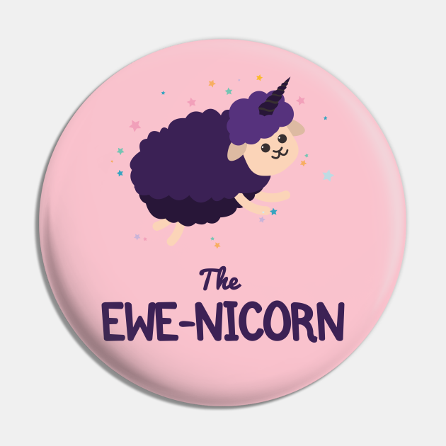 Animal Hybrid | Ewe Puns | Funny Unicorn - Funny Unicorn - Pin | TeePublic Animal Hybrid | Ewe Puns | Funny Unicorn - Funny Unicorn - Pin | TeePublic