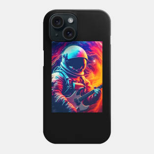 Neon Astronaut Space Galaxy Phone Case