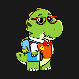 Nerd Dinosaur T-Shirt