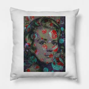 Farmers Daughter - Surreal/Collage Art Pillow