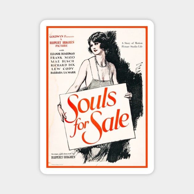 American film Souls for Sale (1923) Magnet by WAITE-SMITH VINTAGE ART