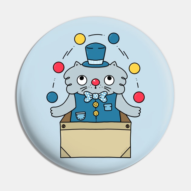 Cat Clown Pin by rafs84