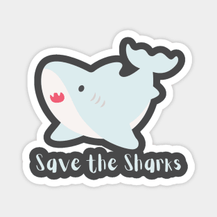 Save the Sharks Magnet
