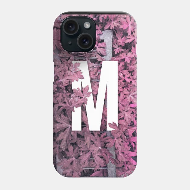 Alphabet M art Phone case Phone Case by Yazdani Hashmi