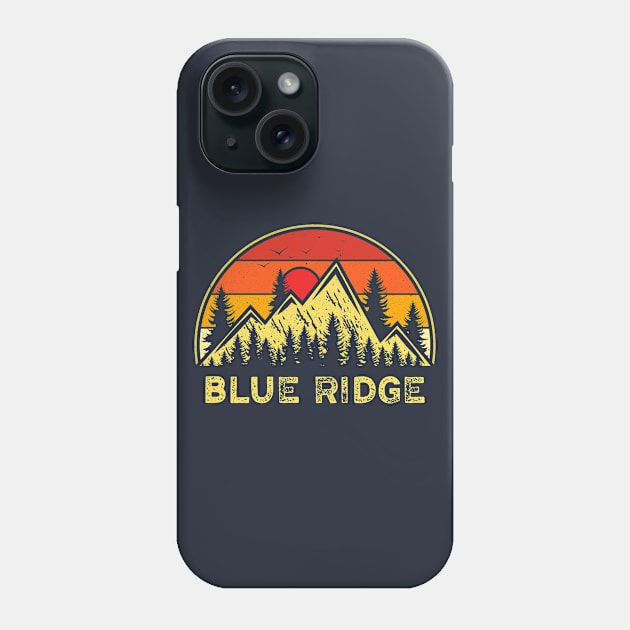 Vintage Blue Ridge Georgia GA Mountains Hiking Souvenir Phone Case by kalponik