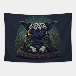 Pug Master I Am Tapestry