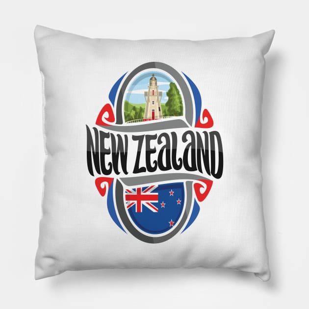 New Zealand Pillow by ProjectX23Red