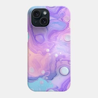 Abstract oil and water mix background Phone Case