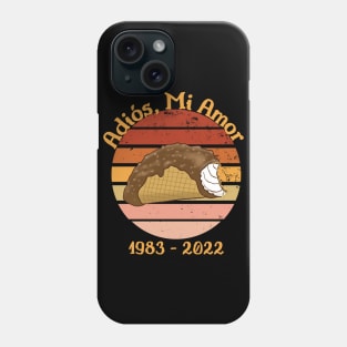 Choco Taco Adios Mi Amor Funny Ice Cream Black Phone Case