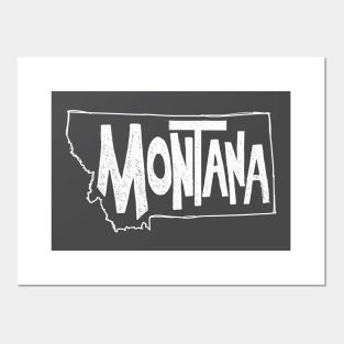 Carteles Y Impresion Artistica Montana Home State Teepublic Mx