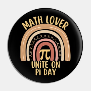 MATH FUNNY PI DAY RAINBOW 3 14 MATH TEACHER Pin