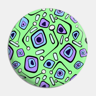 Abstract Pattern - Mint Green Pin