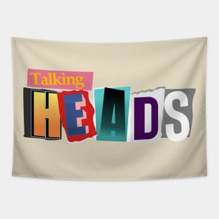 Talking Heads Retro Style Tapestry