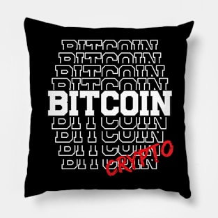 BitCoin Crypto Pillow