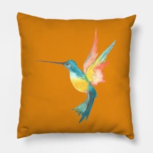 Colorful Colibri Pillow