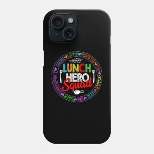 Lunch Hero Squad Funny Lunch Lady School Cafeteria Worker Phone Case