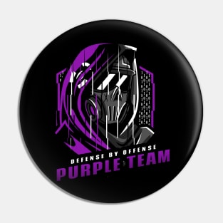 Purple Team | Hacker Design Pin