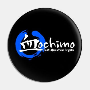 Mochimo Blue/White Kanji-Name-Slogan(short) Pin