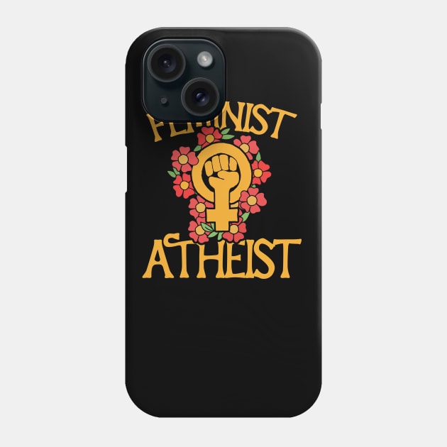 Feminist Atheist Phone Case by bubbsnugg