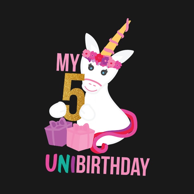 My 5th UNIBIRTHDAY - Unicorn Birthday party by sigdesign