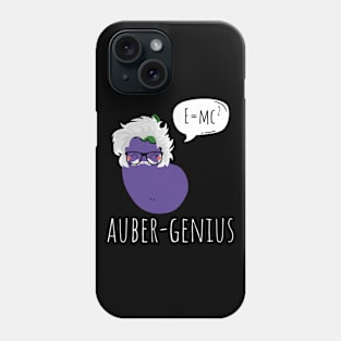 Auber-Genius Funny Aubergine Pun Phone Case