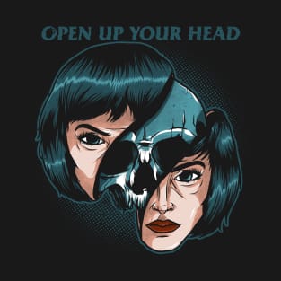 Open Up Your Head Skull Girl T-Shirt