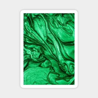 glamour 002 liquid green colors Magnet