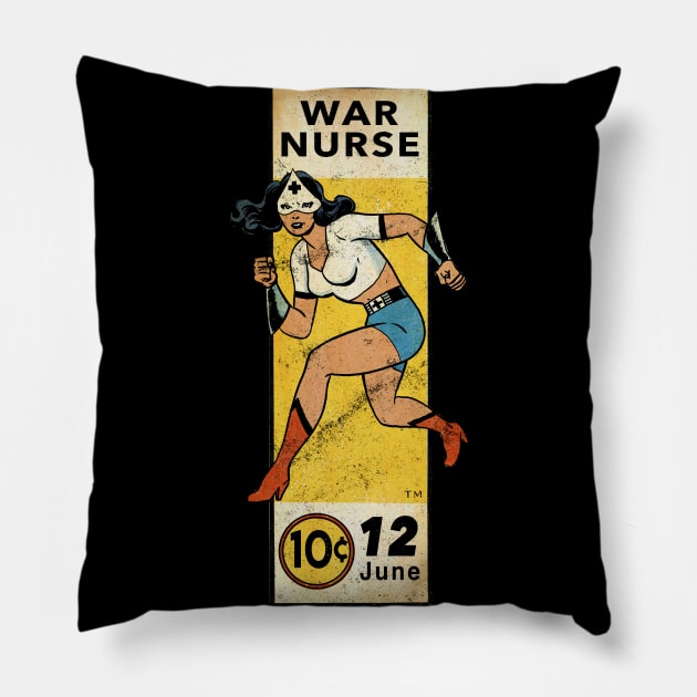 War Nurse! Pillow by ThirteenthFloor