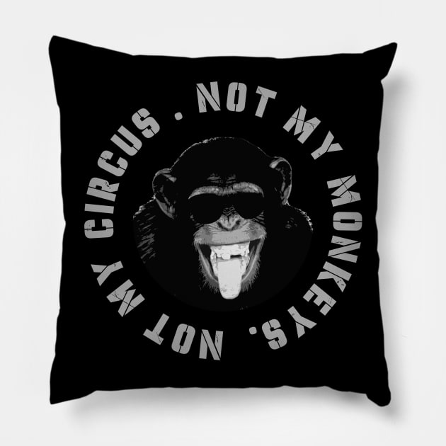 Not-My-Circus Pillow by Space Monkeys NFT