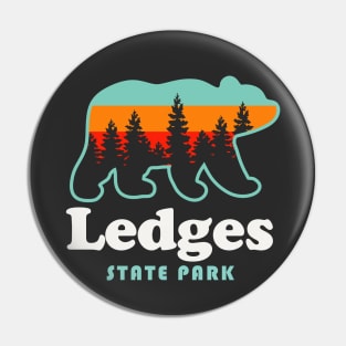 Ledges State Park Iowa Camping Hiking Trails Bear Pin