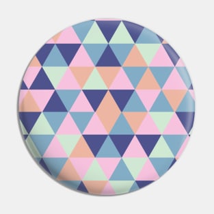 Retro Triangle Pattern Pin