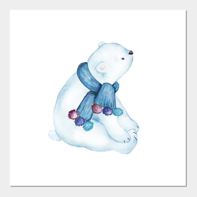 Winter Bear Seven Polar Bear Posters And Art Prints Teepublic