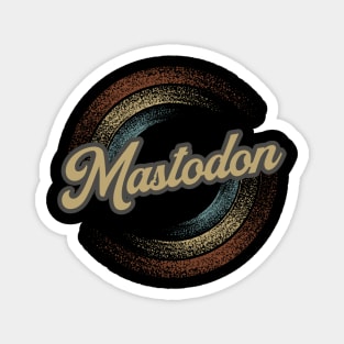 Mastodon Circular Fade Magnet