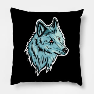 Half Body Wolf Pillow