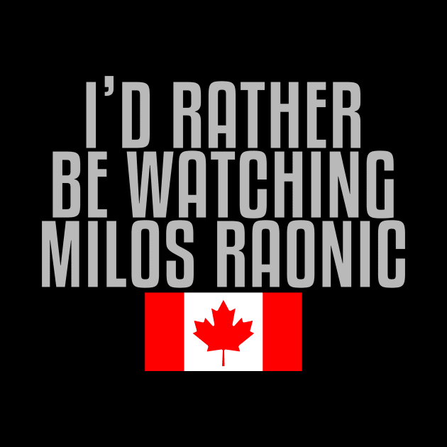 I'd rather be watching Milos Raonic by mapreduce