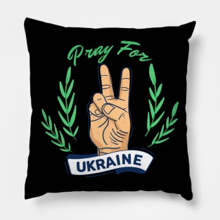 Pray for ukraine Russia Putin Puck Futin stand with ukrain Pillow