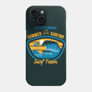 Portugal summer surfing Phone Case