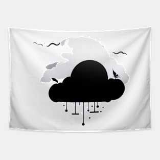 cloud graphic Tapestry